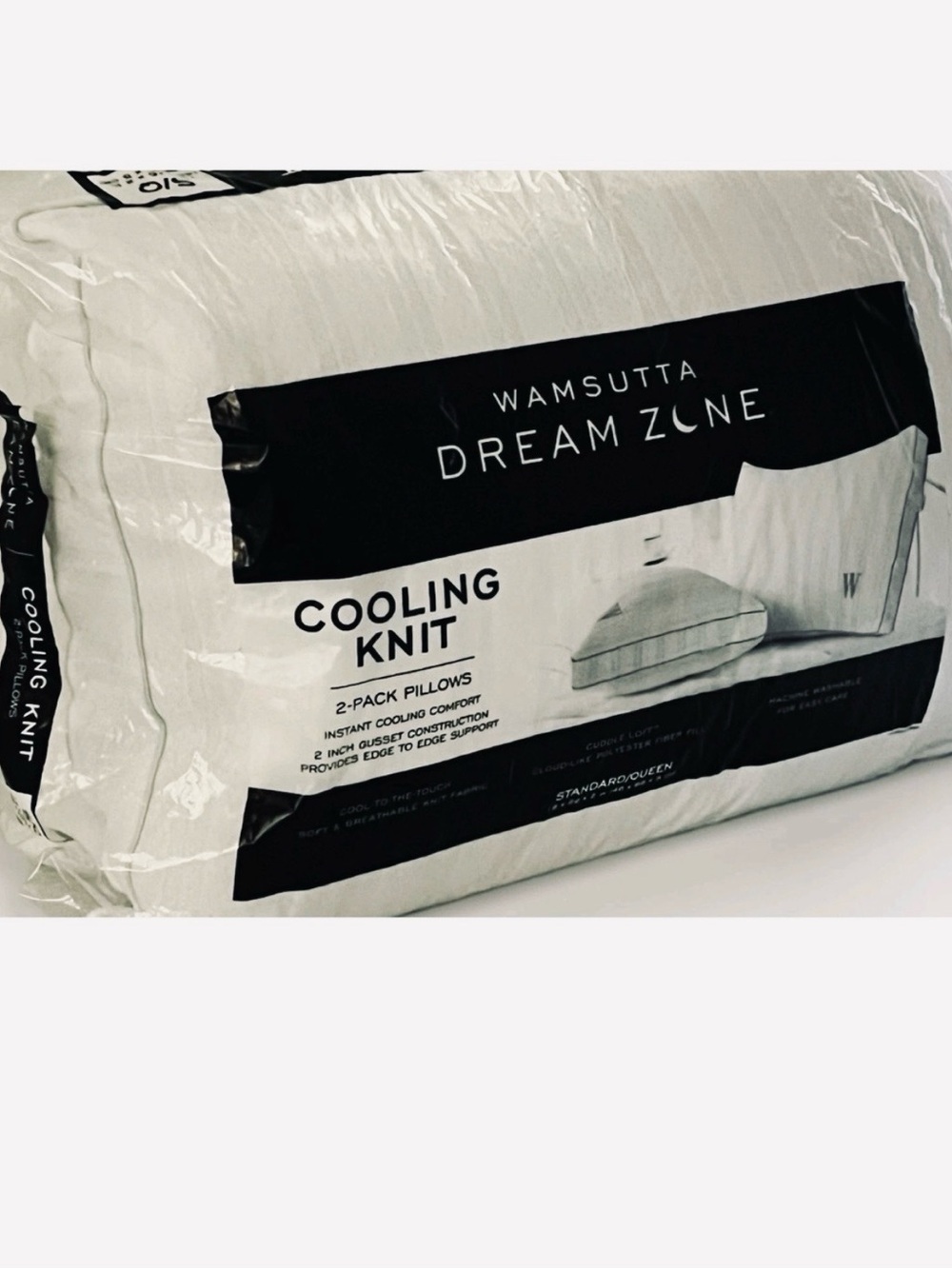 Wamsutta Cooling Knit 2-Pack Pillows - White